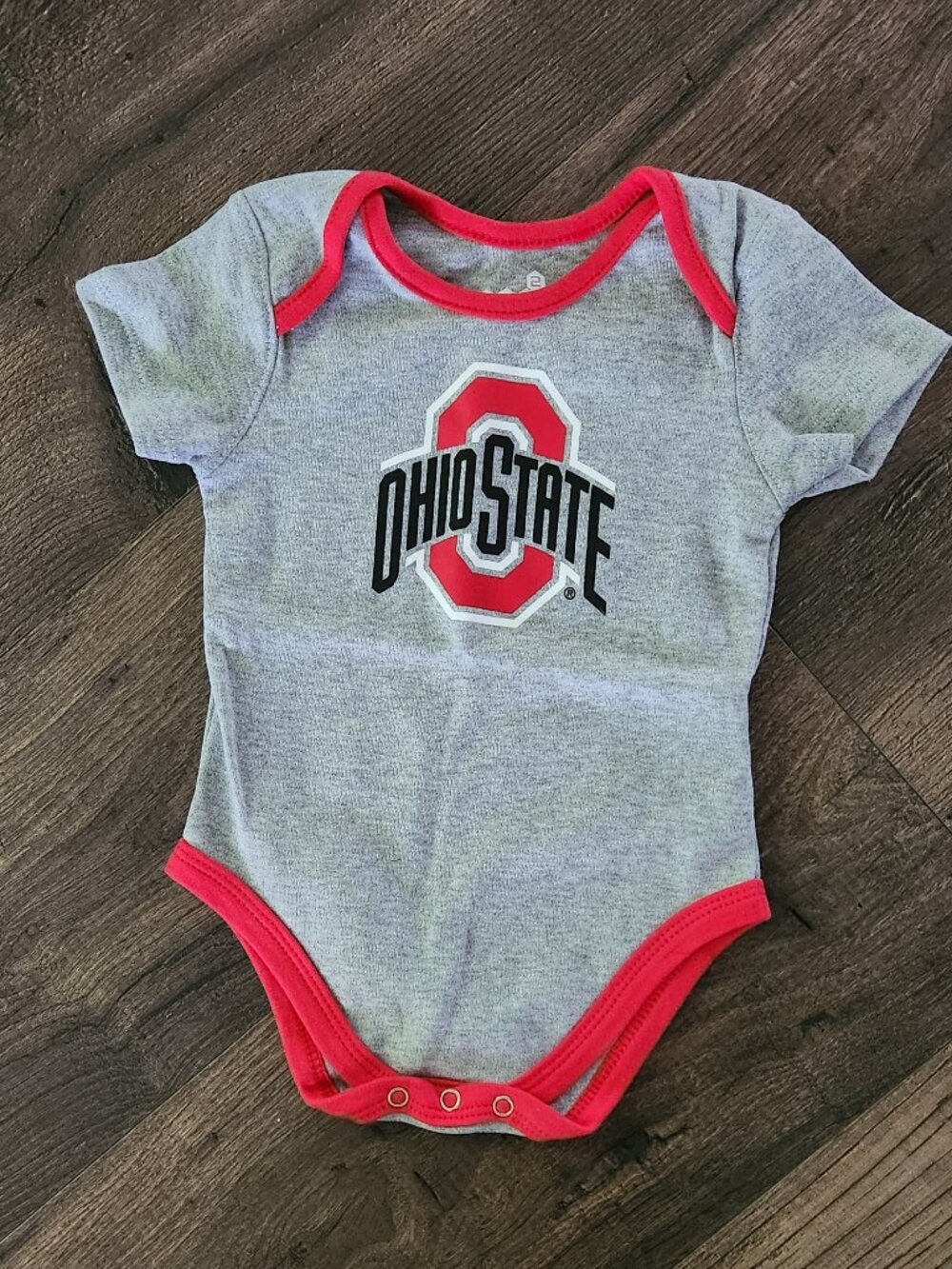 Ohio State One Piece Baby Bodysuit by Gen 2